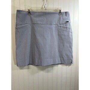 S.C.& CO Womens Skort Blue/white pinstripe. Sz XXL. Golf ,Tennis, Tummy Control